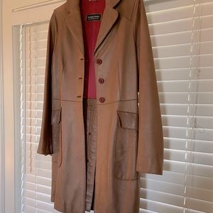 Vintage Donald Pliner , leather coat